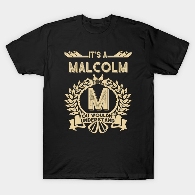 Malcolm T-Shirt by Ban Guns Not Books- Typography fullcolor